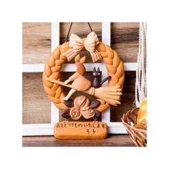 Maison Ghibli Decoration-Decoration Kiki And Jiji Bread Wreath - Kiki'S Delivery Service