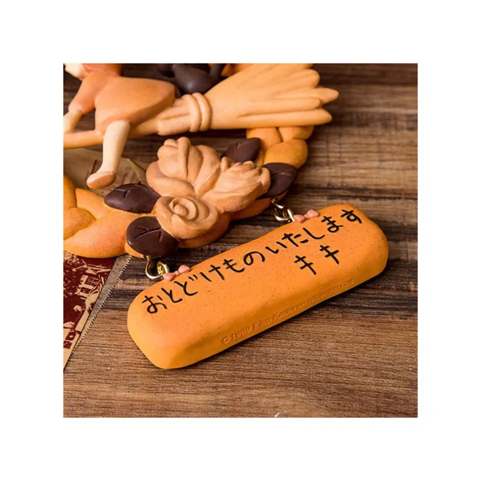 Maison Ghibli Decoration-Decoration Kiki And Jiji Bread Wreath - Kiki'S Delivery Service