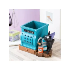 Maison Ghibli Decoration-Diorama Box Jiji And Blue Cash Register - Kiki'S Delivery Service