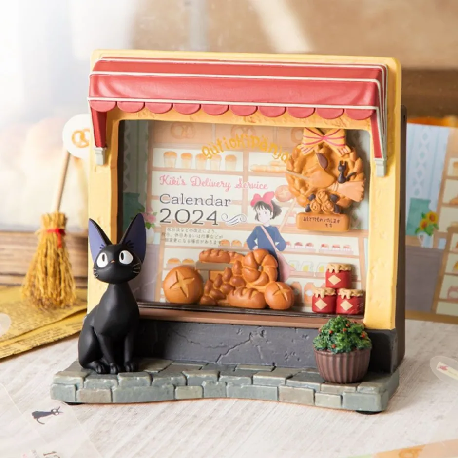 Maison Ghibli Decoration-Diorama Frame Jiji Bakery - Kiki'S Delivery Service