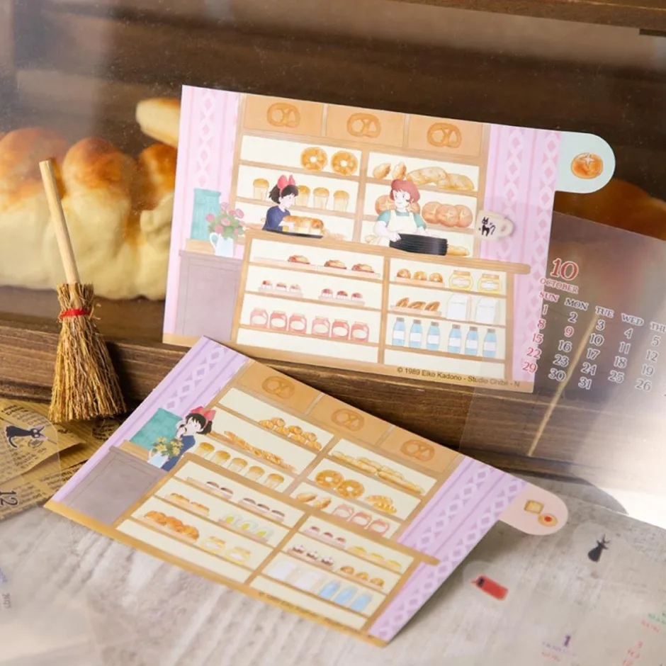 Maison Ghibli Decoration-Diorama Frame Jiji Bakery - Kiki'S Delivery Service