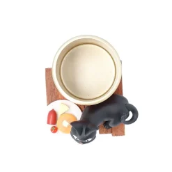 Maison Ghibli Decoration-Diorama Jiji Breakfeast Kiki'S Delivery Service