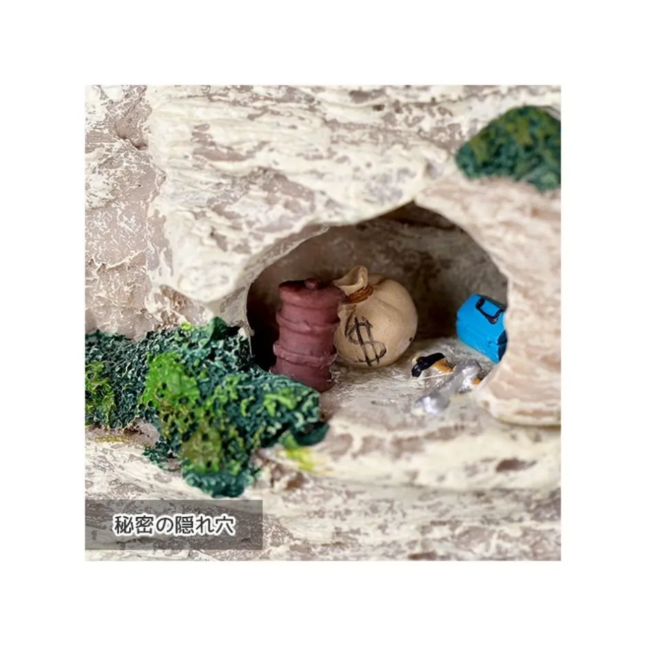Maison Ghibli Decoration-Diorama Marco'S Hideout - Porco Rosso