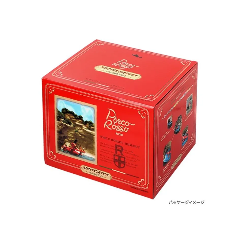 Maison Ghibli Decoration-Diorama Marco'S Hideout - Porco Rosso