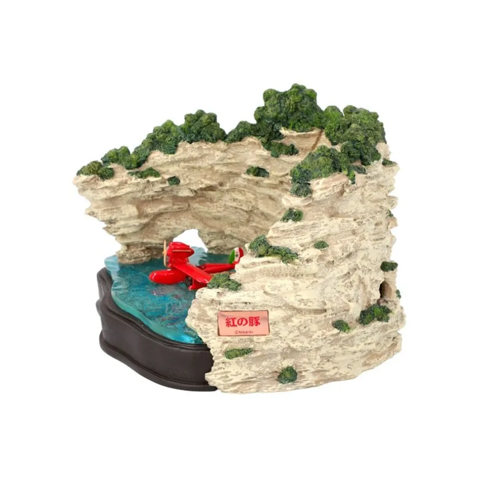 Maison Ghibli Decoration-Diorama Marco'S Hideout - Porco Rosso