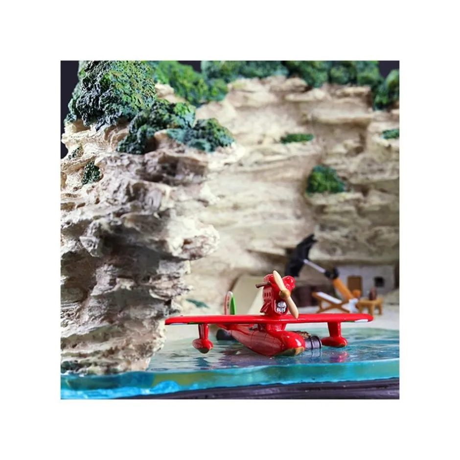 Maison Ghibli Decoration-Diorama Marco'S Hideout - Porco Rosso