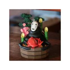 Maison Ghibli Decoration-Diorama No Face Golden Bucket & Bamboos - Spirited Away