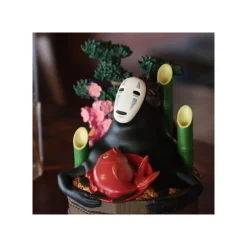 Maison Ghibli Decoration-Diorama No Face Golden Bucket & Bamboos - Spirited Away