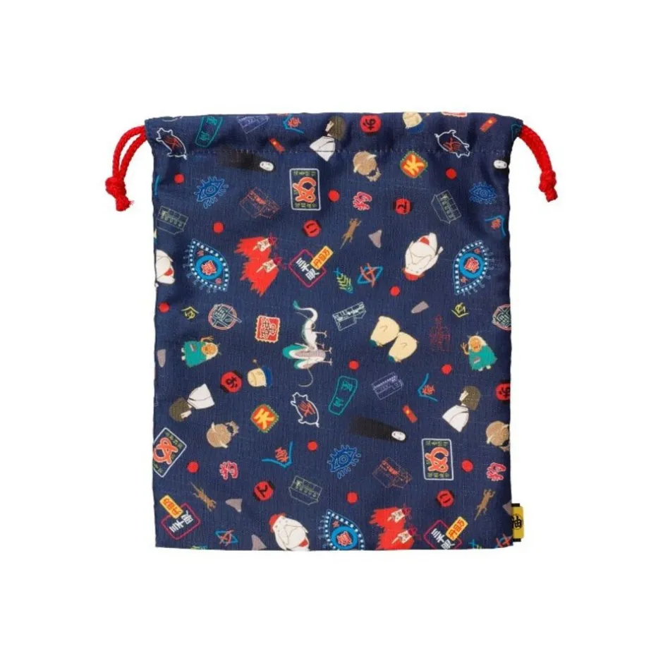 Maison Ghibli Bags-Drawstring Bag Mysterious Street - Spirited Away