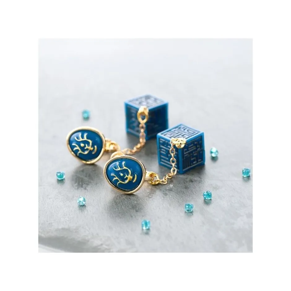 Maison Ghibli Jewellery-Earrings Accessory Series Volucite Crystal & Keystone - Castle In The