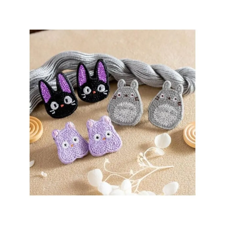Maison Ghibli Jewellery-Earrings Embroidery Serie Boh Mouse - Sprited Away