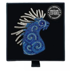 Maison Ghibli Pins-Embroidered Jewel Brooch Night Walker - Princess Mononoke