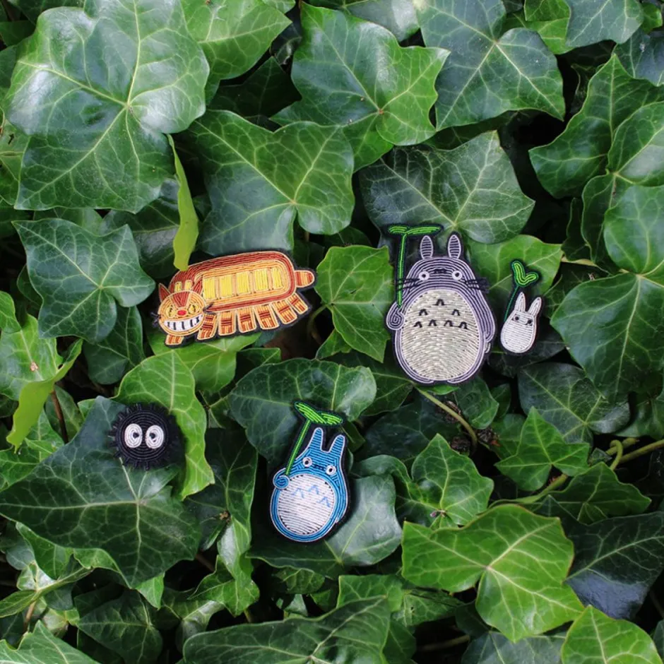Maison Ghibli Pins-Embroidered Jewel Brooch Big Totoro - My Neighbor Totoro