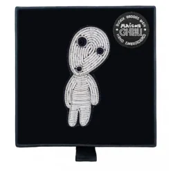 Maison Ghibli Pins-Embroidered Jewel Brooch Walking Kodama - Princess Mononoke