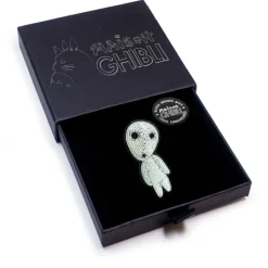 Maison Ghibli Pins-Embroidered Jewel Brooch Walking Kodama - Princess Mononoke