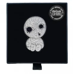 Maison Ghibli Pins-Embroidered Jewel Brooch Seated Kodama - Princess Mononoke