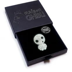 Maison Ghibli Pins-Embroidered Jewel Brooch Seated Kodama - Princess Mononoke