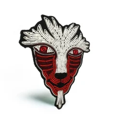 Maison Ghibli Pins-Embroidered Jewel Brooch Great Forest Spirit - Princess Mononoke