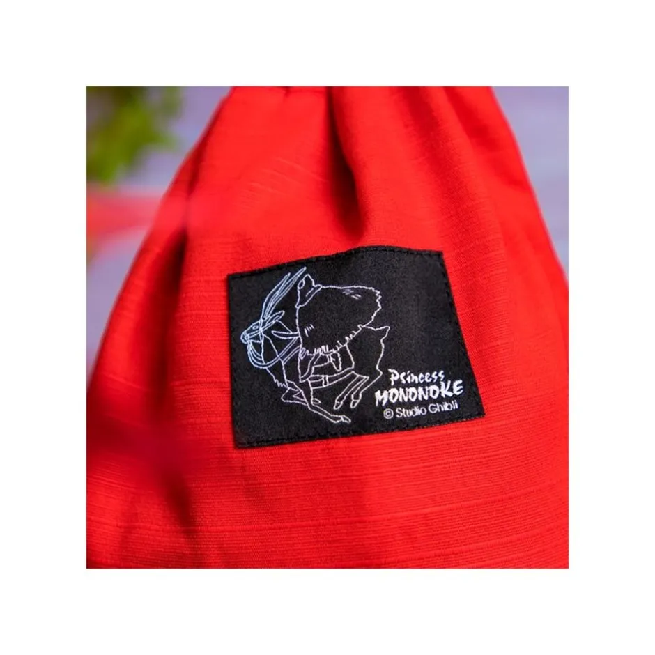 Maison Ghibli Bags-Embroidered Pouch With Cord Ashitaka - Princess Mononoke