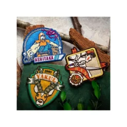Maison Ghibli Badges-Embroidery Badge Sticker Yakul - Princess Mononoke