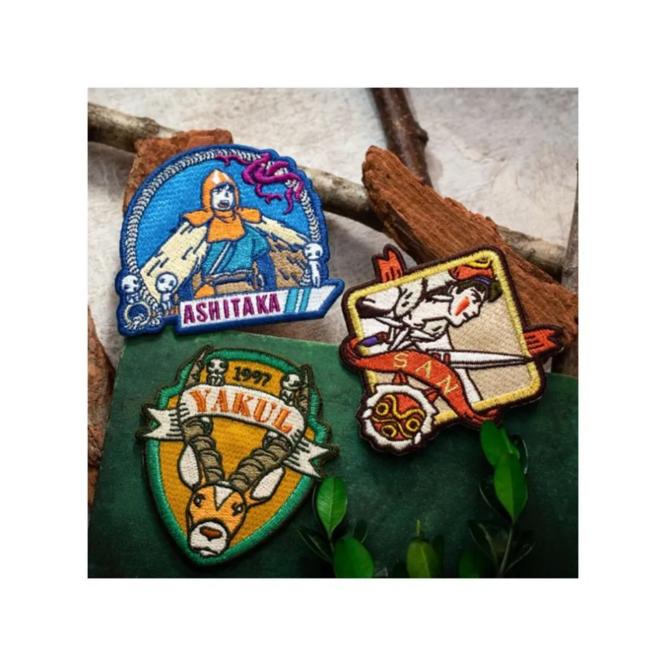 Maison Ghibli Badges-Embroidery Badge Sticker Yakul - Princess Mononoke