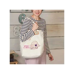 Maison Ghibli Bags-Embroidery Canvas Tote Bag The Path Of Twos - Whisper Of The Heart