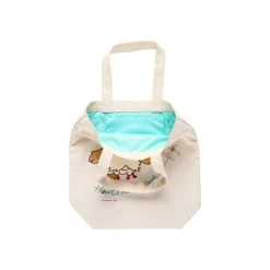 Maison Ghibli Bags-Embroidery Canvas Tote Bag Flying Heen - Howl'S Moving Castle