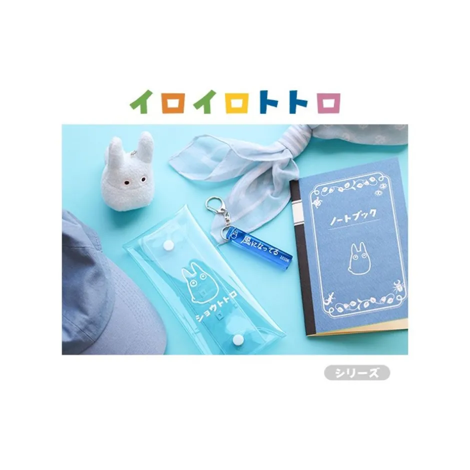 Maison Ghibli Accessories-Embroidery Compact Mirror Bus Stop -My Neighbor Totoro