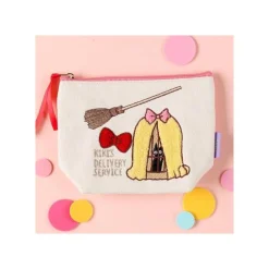 Maison Ghibli Storage-Embroidery Pouch Jiji In Cage - Kiki'S Delivery Service