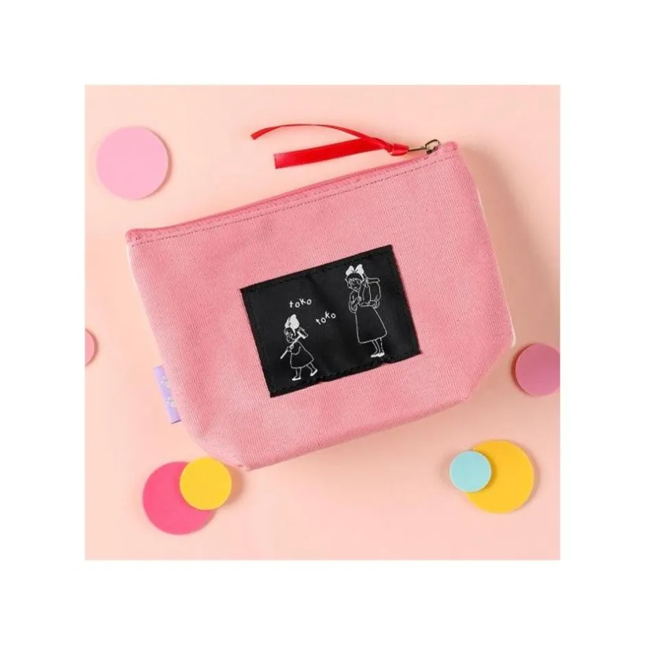 Maison Ghibli Storage-Embroidery Pouch Jiji In Cage - Kiki'S Delivery Service