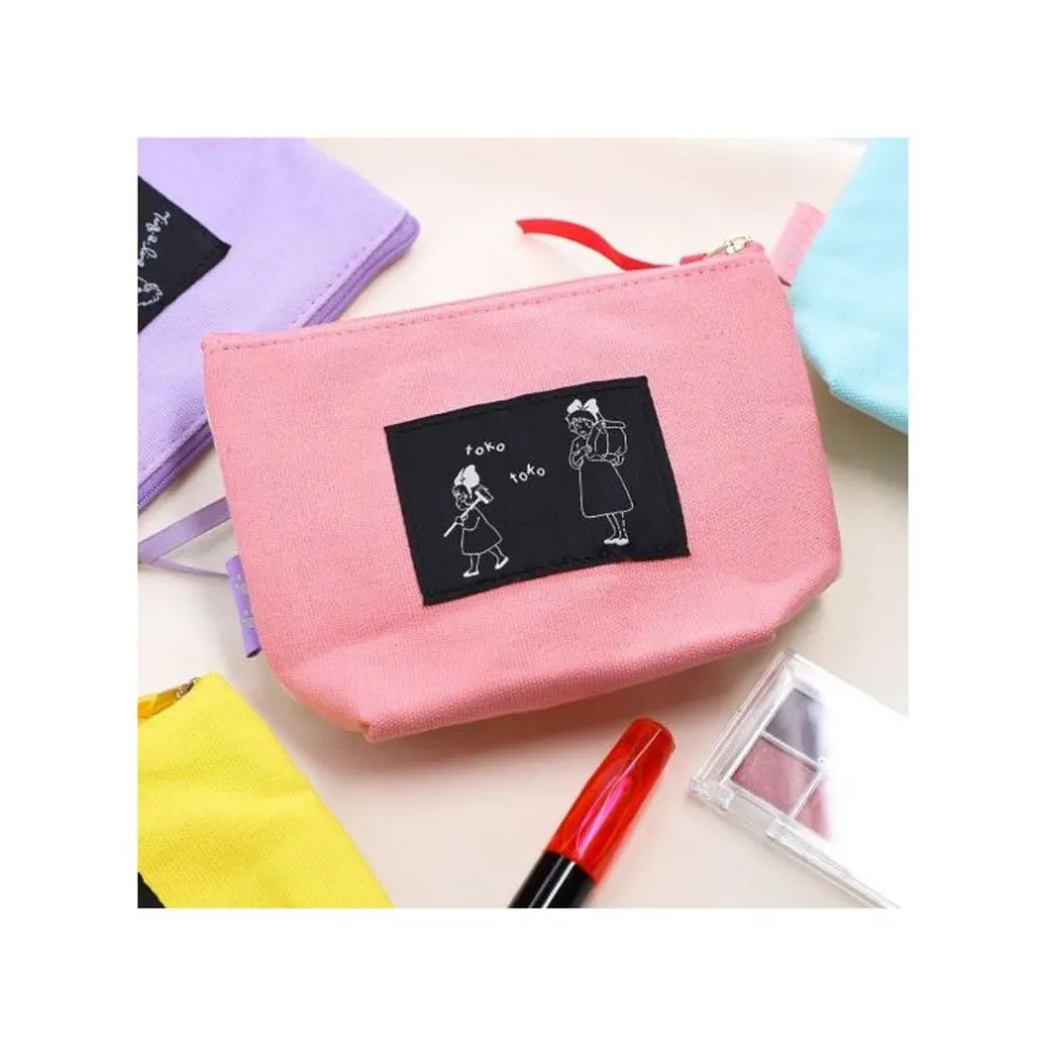 Maison Ghibli Storage-Embroidery Pouch Jiji In Cage - Kiki'S Delivery Service