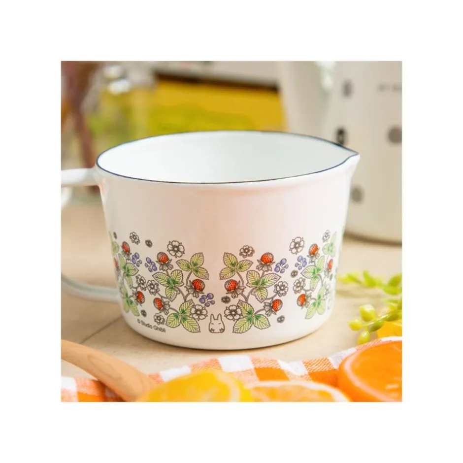 Maison Ghibli Kitchenware-Enamel Measuring Cup Soot Sprites 450Ml - My Neighbor Totoro