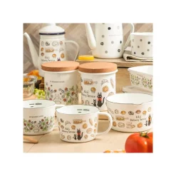 Maison Ghibli Kitchenware-Enamel Pan Soot Sprites - My Neighbor Totoro