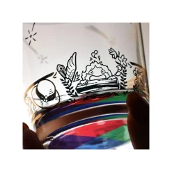 Maison Ghibli Kitchenware-Engraved Glass Howl & Sophie - Howl'S Moving Castle