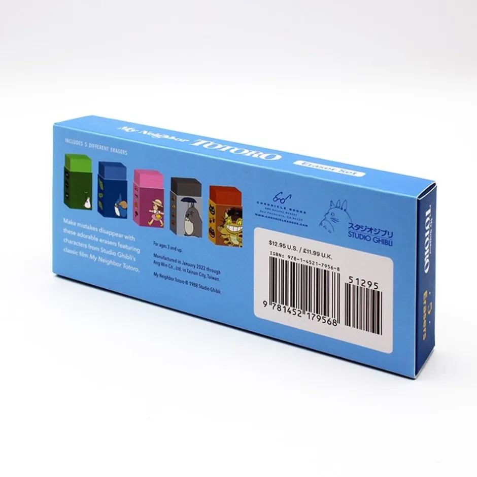Maison Ghibli Small Equipment-Eraser Set - My Neighbor Totoro