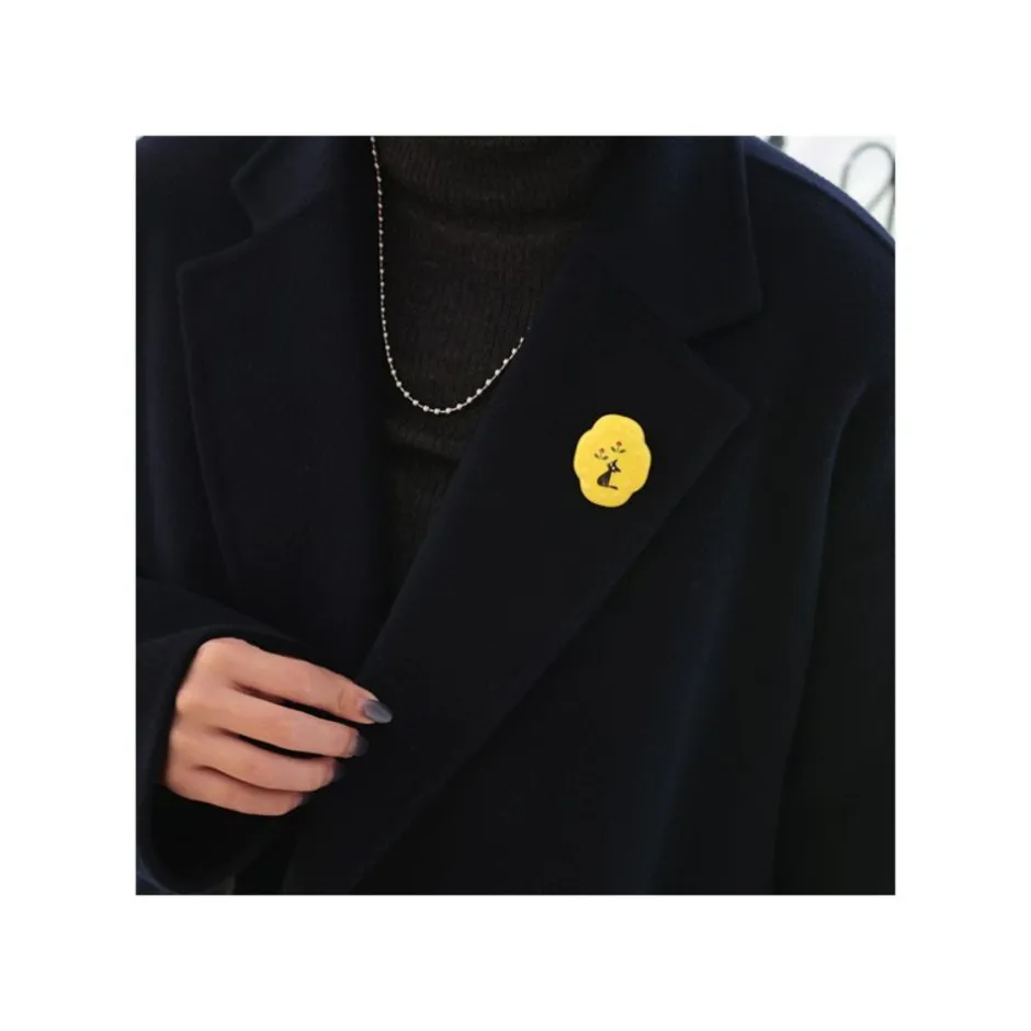 Maison Ghibli Pins-Fancy Yellow Brooch Jiji - Kiki'S Delivery Service
