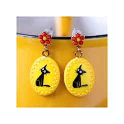 Maison Ghibli Jewellery-Fancy Yellow Earrings Jiji - Kiki'S Delivery Service