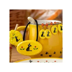 Maison Ghibli Jewellery-Fancy Yellow Earrings With Clips Jiji - Kiki'S Delivery Service