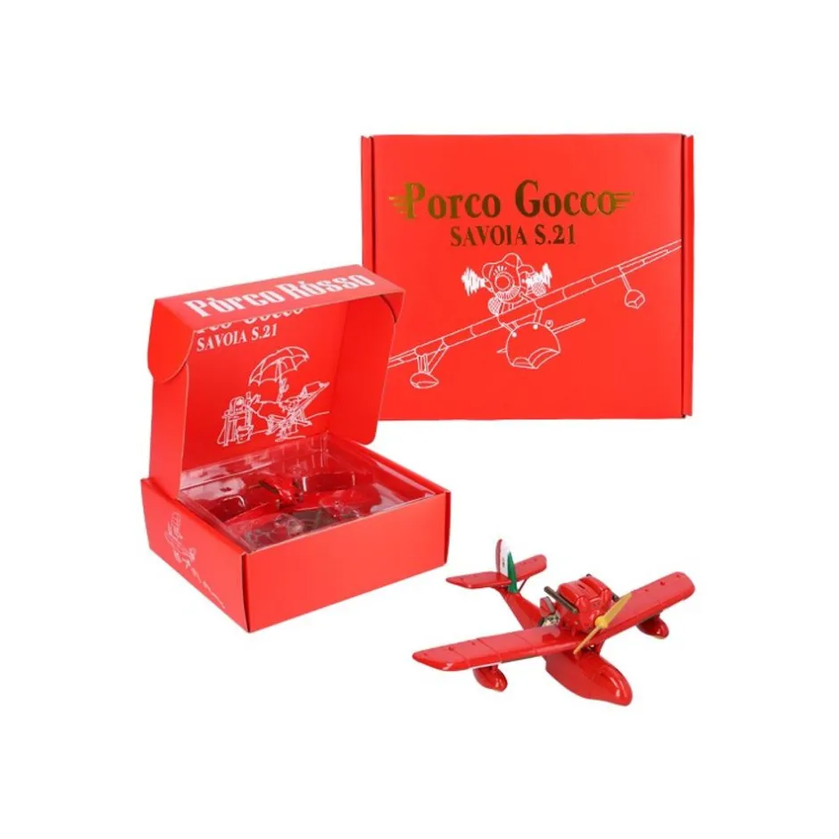Maison Ghibli Toys-Figurine Marco & Savoia - Porco Rosso