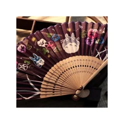 Maison Ghibli Accessories-Fireflies And Day Fan - My Neighbor Totoro
