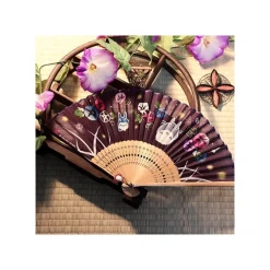 Maison Ghibli Accessories-Fireflies And Day Fan - My Neighbor Totoro