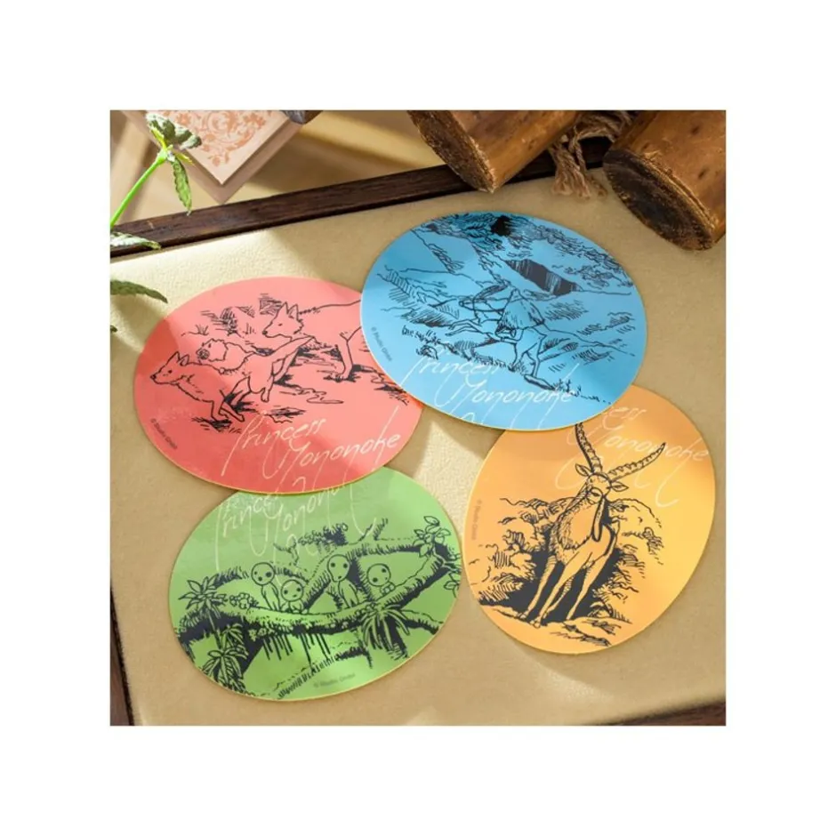 Maison Ghibli Small Equipment-Flake Seal Ashitaka - Princess Mononoke