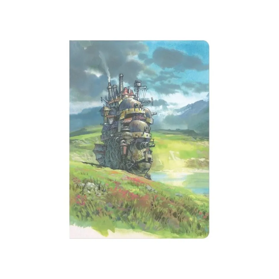 Maison Ghibli Notebooks And Notepads-Flexi Journal Moving Castle Watercolour - Howl'S Moving Castle