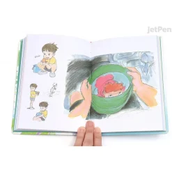Maison Ghibli Notebooks And Notepads-Flexi Journal Ponyo & Sosuke - Ponyo On The Cliff