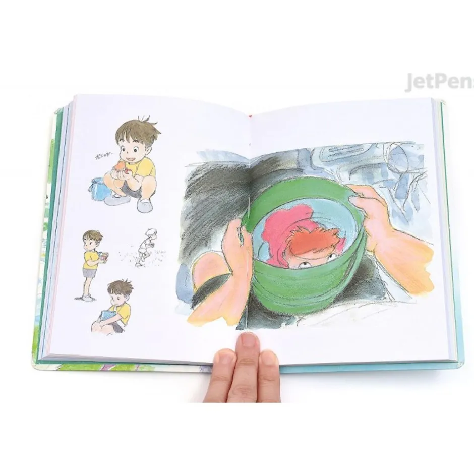 Maison Ghibli Notebooks And Notepads-Flexi Journal Ponyo & Sosuke - Ponyo On The Cliff
