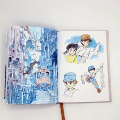 Maison Ghibli Notebooks And Notepads-Flexi Journal Sheeta & Pazu - Castle In The Sky