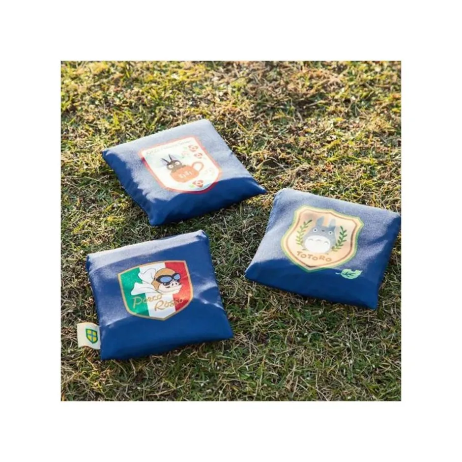 Maison Ghibli Bags-Foldable Bag Patch Porco - Porco Rosso