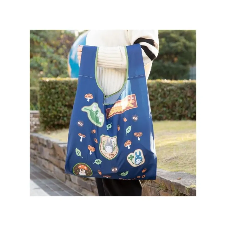 Maison Ghibli Bags-Foldable Bag Patch Totoro - My Neighbor Totoro