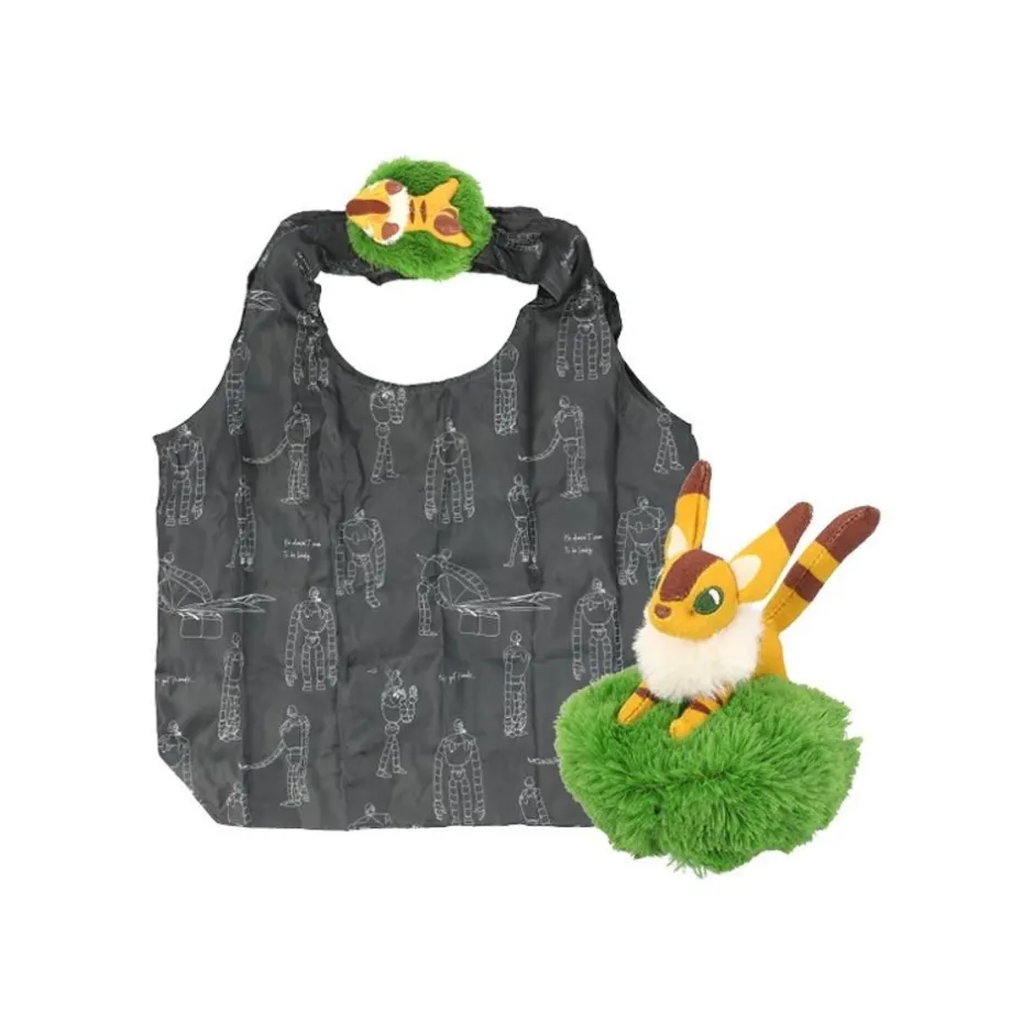 Maison Ghibli Bags-Foldable Eco Bag Fox Squirrel - Caste In The Sky