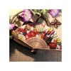 Maison Ghibli Accessories-Folding Fan Unabara Flowers - Spirited Away